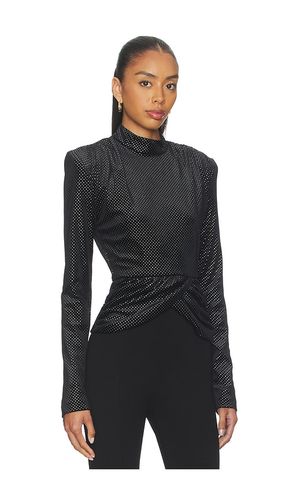 TOP DRAPÉ EN VELOURS en . Taille 32. Also en 34 - ROTATE - Modalova