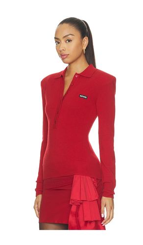 Wool Longleeve Polo en . Taille L. Also en M, S, XL, XS - ROTATE - Modalova