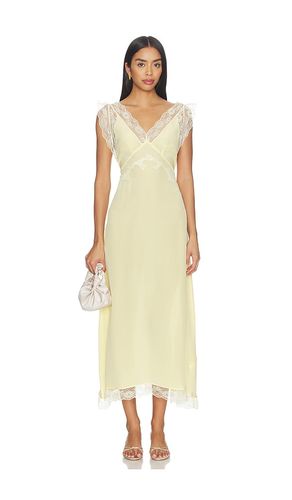 ROBE IRENE LACE TRIM MIDI en . Taille XS. Also en S, M - Tanner Fletcher - Modalova