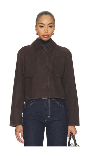 VESTE TRENCH CROPPED CROP TRENCH JACKET en . Taille L. Also en - Theory - Modalova