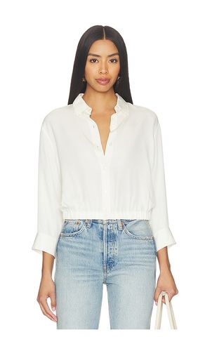 CHEMISE CROPPED À MANCHES TROIS-QUARTS en . Taille S. Also en M - Theory - Modalova