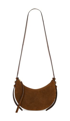 SAC DEMI-LUNE EN DAIM ROMY en - Tory Burch - Modalova