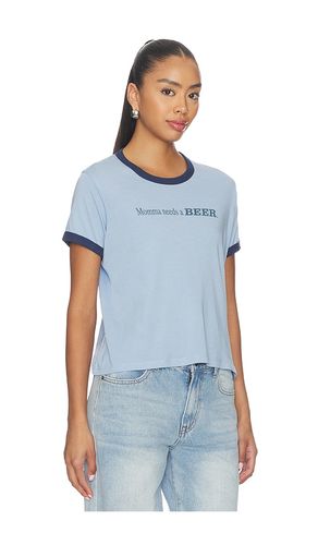 T-SHIRT MOMMA NEEDS A BEER PERFECT RINGER en . Taille L. Also en M, XS - The Laundry Room - Modalova