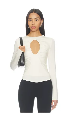 TOP AVEC DÉCOUPE GOUTTE D'EAU DEMI en . Taille L. Also en M, S, XL, XS - The Line by K - Modalova