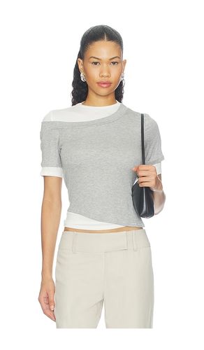 Reef Layered Ribbed Shortsleeve Top en . Taille XS. Also en S, M - The Line by K - Modalova