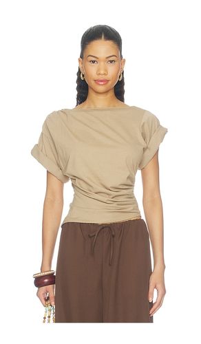 Francine Pleated Short Sleeve T-shirt en . Taille XS. Also en S, M - The Line by K - Modalova
