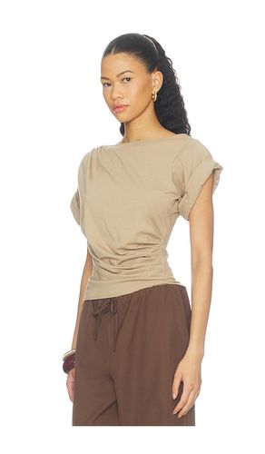 Francine Pleated Short Sleeve T-shirt en . Taille XS. Also en S, M - The Line by K - Modalova