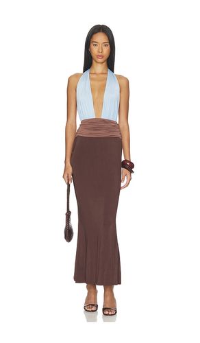 ROBE JENNI MAXI PLUNGE en , . Taille S. Also en M - Tiger Mist - Modalova