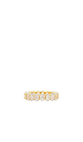 BAGUE OVAL CUT ETERNITY BAND in . Size 6, 7, 8 - The M Jewelers NY - Modalova