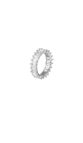 BAGUE EMERALD CUT PAVE en . Taille 5. Also en 8 - The M Jewelers NY - Modalova