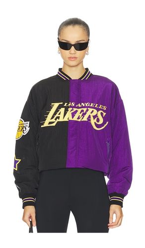 X REVOLVE Lakers Multi Logo Bomber en . Taille L. Also en XL - Terez - Modalova