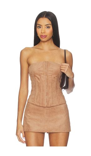 Jolie Faux Suede Top en . Taille XS. Also en S, M, XL - Tularosa - Modalova