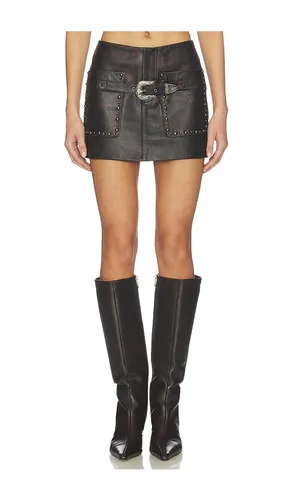 JUPE LOW RISE BUCKLE en . Taille M. Also en XS - Understated Leather - Modalova