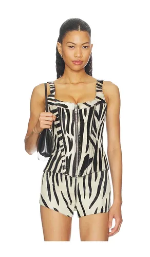 X REVOLVE Zebra Bustier Top en & . Taille S. Also en M - Understated Leather - Modalova