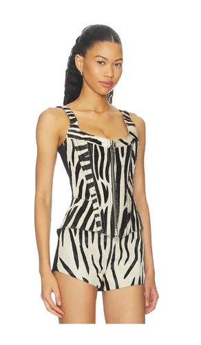 X REVOLVE Zebra Bustier Top en & . Taille S. Also en M - Understated Leather - Modalova