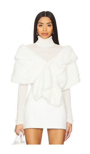 GILET DRAPÉ CHAMPAGNE en - Unreal Fur - Modalova