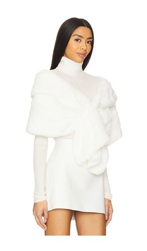 GILET DRAPÉ CHAMPAGNE en - Unreal Fur - Modalova
