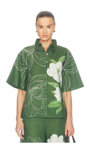 Floral Bell Sleeve Shirt en . Taille XS. Also en S - Verandah - Modalova