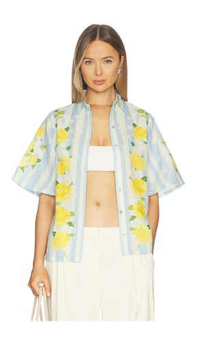 Blooming Roses And Stripes Shirt en ,. Taille S. Also en XL, XS - Verandah - Modalova