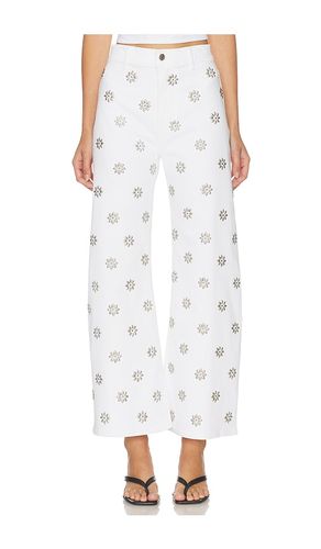 JEAN CROPPED TAILLE HAUTE ET JAMBES LARGES GRANT en . Taille 24. Also en 25, 26, 27, 29 - Veronica Beard - Modalova