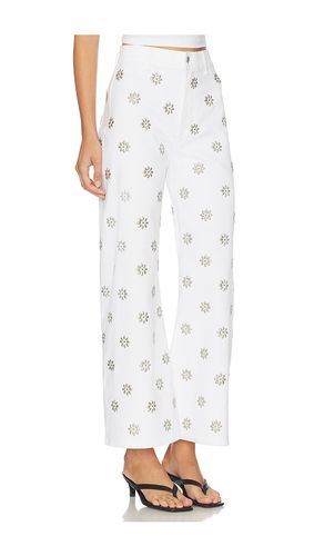 JEAN CROPPED TAILLE HAUTE ET JAMBES LARGES GRANT en . Taille 24. Also en 25, 26, 27, 29 - Veronica Beard - Modalova