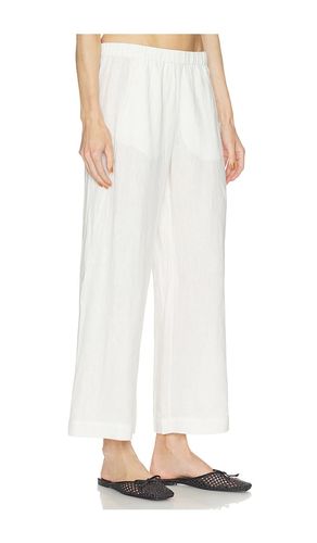 Lola Woven Linen Pant en . Taille L. Also en M, S, XS - Velvet by Graham & Spencer - Modalova