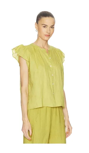 Janey Woven Linen Top en . Taille M. Also en S - Velvet by Graham & Spencer - Modalova