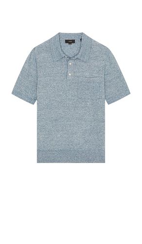 Linen Cashmere Short Sleeve Pocket Polo in . Size M - Vince - Modalova