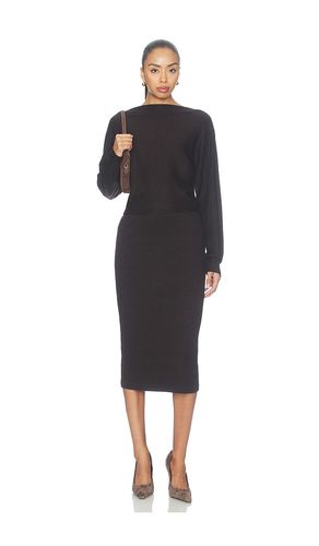 Cozy Off Shoulder Midi Dress en . Taille L. Also en M, S, XS, XXS - Vince - Modalova