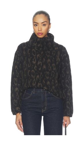 Oversized Turtleneck Jacquard Sweater en . Taille L. Also en M, S, XS - Vince - Modalova