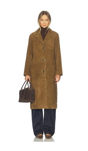 MANTEAU LONG EN CUIR DAIM en . Taille M. Also en - Vince - Modalova