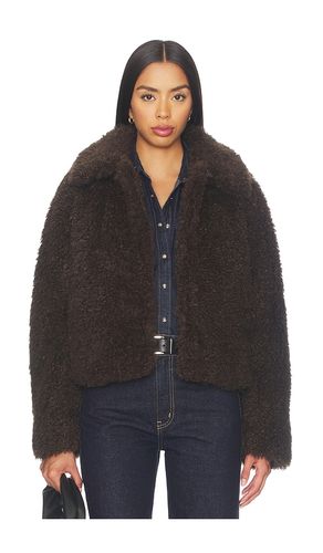 Faux Fur Cropped Jacket en . Taille L. Also en M, S, XS, XXS - Vince - Modalova