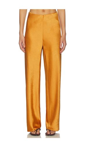 PANTALON TAILLE HAUTE EN SATIN COUPÉ EN BIAIS en . Taille XS. Also en S, M, L, XL - Vince - Modalova