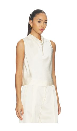 TOP CROPPED AVEC COL CHÂLE en . Taille L. Also en - Vince - Modalova