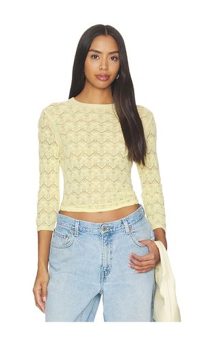TOPCOL ROND DENTELLE FINE MANCHES 3/4 en . Taille L. Also en M, S, XS - Vince - Modalova