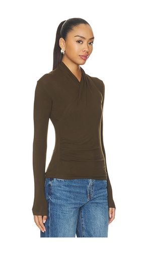 Longsleeve Fixed Wrap Top en . Taille L. Also en M, S, XS - Vince - Modalova