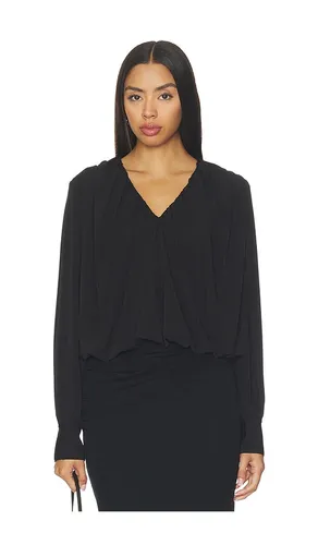 Long Sleeve V Neck Bubble Top en . Taille L. Also en M, S, XS - Vince - Modalova