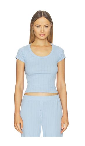 Pointelle Scoop Tee en . Taille XS. Also en S, M - VIR VITA - Modalova
