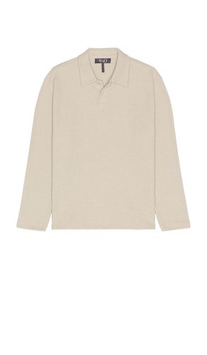 The Textured Long Sleeve Polo en . Taille L. Also en M, S - WAO - Modalova