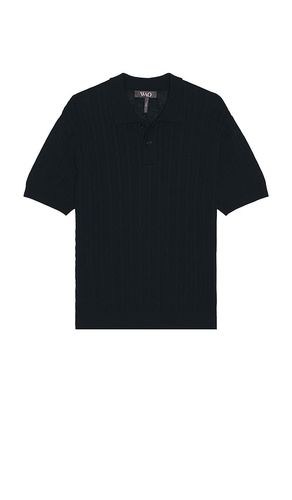 Cable Knit Short Sleeve Polo in . Size M, S, XL/1X - WAO - Modalova