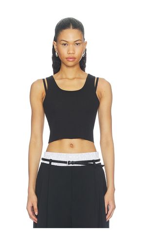 Cropped Rib Tank en . Taille L. Also en M, S, XL, XS, XXS - WAO - Modalova