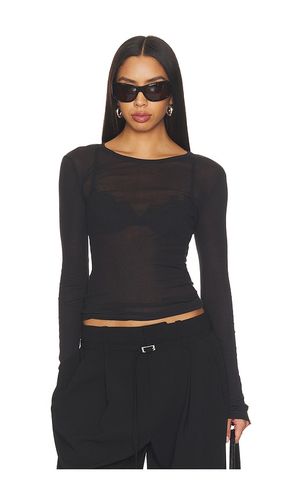 Crew Neck Long Sleeve Tee en . Taille L. Also en M, S, XS - WAO - Modalova