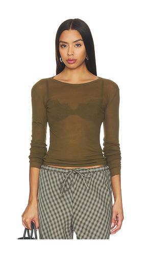 Crew Neck Long Sleeve Tee en . Taille L. Also en M, S, XL, XS, XXS - WAO - Modalova