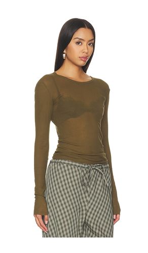 Crew Neck Long Sleeve Tee en . Taille L. Also en M, S, XL, XS, XXS - WAO - Modalova
