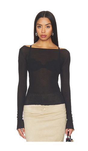 Boat Neck Long Sleeve Tee en . Taille L. Also en M, S, XL, XS, XXS - WAO - Modalova