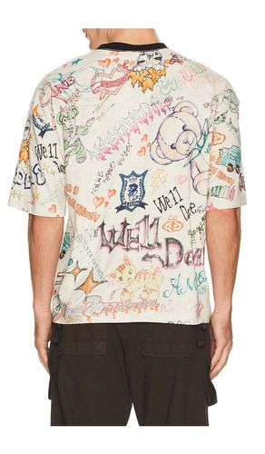 Doodle Printed T-Shirt en . Taille M. Also en S, XL/1X - WE11DONE - Modalova