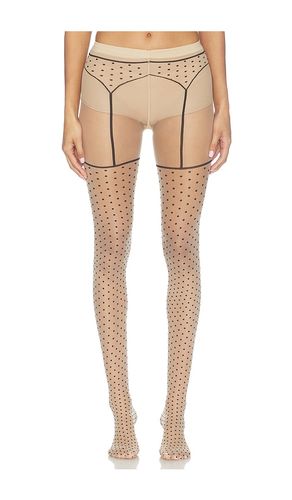 Dotted Garter Belt Tights en . Taille XS. Also en S, M, L - Wolford - Modalova