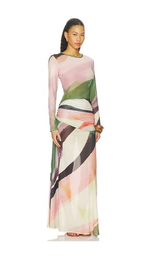 ROBE WRAP MESH MAXI en . Taille S. Also en - With Harper Lu - Modalova