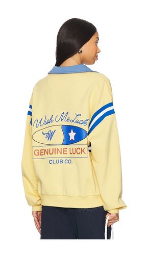 Quarter Zip Long Sleeve Polo in . Size M, S, XL/1X - Wish Me Luck - Modalova