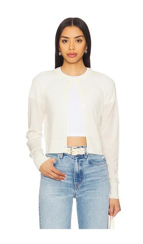 Warren Superfine Blend Cardigan in . Size M, XS - White + Warren - Modalova